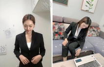 約銀行騷職員操逼，真的騷，比我還要著急