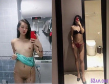 漂亮苗條美女自拍 ，修長美腿沒得說，小乳房待開發小發臉可愛！