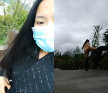 騷逼女主播公園戶外露出，露天插穴，無視路人側目，驚險刺激！！！
