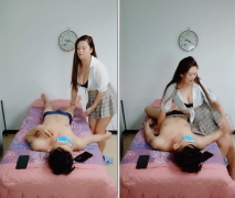 色情按摩店，大胸少婦春光滿面，白嫩圓潤美臀高聳，插入摳逼玩盡興