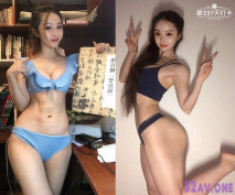 大塊肌肉有六塊腹肌甜美女神，魁梧的身材一張娃娃臉，讓人想到金剛芭比，和健身教練日常啪啪，這麼魁梧 騎在你身上能頂得住嗎？