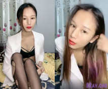 氣質黑絲女神，和紋身鏈子哥男友無套後入啪啪，多個姿勢口交吃屌對白刺激