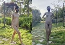 【最新流出-極品推特】身材苗條網紅『小小星』全裸公園街道露出 白天戶外全裸露出 誘惑！大膽！ 刺激！