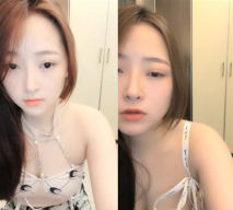 長相甜美的微胖妹子，一個人全裸自慰，雙手搓奶，三點很粉嫩小蝴蝶特寫