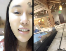 大膽美女主播潛入洗浴中心直播還偷拍了一些美女更衣視頻給狼友分享