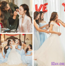 【重磅推薦-新娘寫真】流出熱作 新娘的情趣寫真 變態的老公介紹自己的老婆給單男啪啪