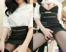 【首發推薦】最美極品爆乳女神【娜美妖姬】價值788元定製新作-OL風格 過膝長靴 女上誘惑 撕爛襠部