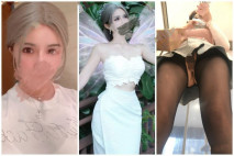 新極品無內抄底續集美女居然換開檔黑絲一路跟拍