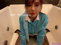 極品女神-秀人網巨乳網紅【艾小青】十月新作-爆裂黑絲秘書 制服魅惑 無套虐操內射 精液流出特寫