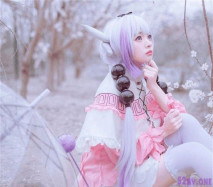 【元旦甄選-極品蘿莉】漂亮女友喵喵COS卡姆依龍女僕 超級可愛 多姿勢爆操 TMD好白菜讓豬給拱了