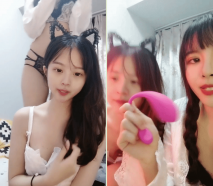 女神顏值姐妹花【無敵兔兔】雙女激情，包臀裙紅色絲襪，頂級美腿超誘人，道具大屌騎乘插穴