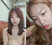 新人下海00後嫩妹！操逼收費房！陰唇超肥特寫，胖子扶屌插入，表情很痛苦，旁邊閨蜜觀戰