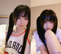 【胖次貓】，超萌的雙馬尾小蘿莉 球衣全裸露臉自慰，洗澡把小穴洗乾凈，出來到床上跳蛋舒服，聊天很有意思！