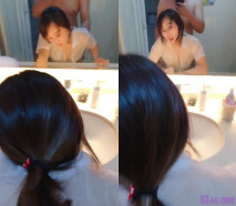 衛生間後入美味阿姨