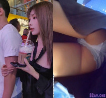 《極限精品》大神遊走機場地鐵商場專挑漂亮有氣質穿裙子美女偷拍,各種蕾絲T褲超性感