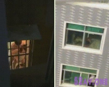 偷窺對面樓夫妻啪啪 NB居然老婆撅著屁屁邊炒菜邊啪啪