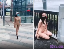 好天氣94要帶騷母狗去散步