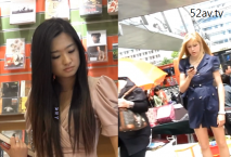 不一樣的抄底街拍，美女上街都不穿內內 這樣比較涼快