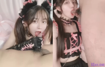 最新紅遍全網絕美顏值女神 ▌不見星空 ▌後入極品瑜伽女神 可愛喵喵女僕美少女舔舐大肉棒