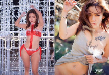 IG知名紋身辣妹3.0T大屁股線下約炮金主做愛，被幹的呻吟聲堪比女優