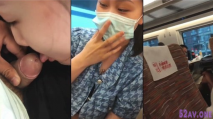 高鐵上吃棒棒 高鐵上搞一搞 窗外的風景 來往的人群 在配上吞吐的小嘴真有感覺