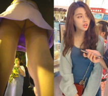 牛逼大神熱鬧商城夜市極限4K近景抄底多位靚妹小姐姐，丁字褲透明內內大號補丁亮點多多