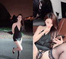 極品車模，戶外露出，車內自慰，這水噴得真壯觀，騷液撲面而來，超刺激推薦必看