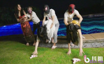 【抖陰旅行射】天美女神激情活動第二季 西雙版納泳池瘋狂性愛淫亂派對 群趴亂操盛宴 嬌俏美女董小宛